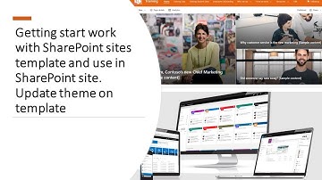 Getting started work with SharePoint Online site templates