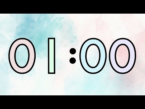 60 Second Summer Pastel Timer