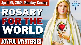 Monday Healing Rosary for the World April 29, 2024 Joyful Mysteries of the Rosary