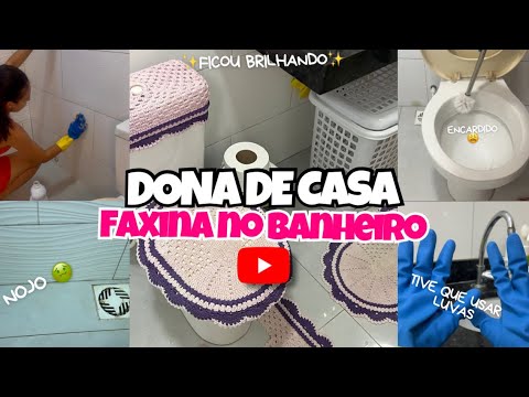 FAXINA PESADA NO BANHEIRO, USEI SABÃO DE SODA CASEIRO 🫧- CRIS OLIVEIRA #donadecasa #faxina #limpeza