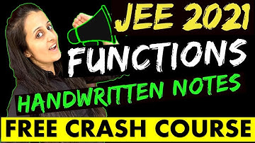 Functions for JEE Main 2022/ JEE MAINS 2023 | JEE Main Maths | Free Crash Course | Neha Agrawal |