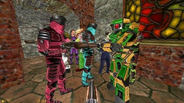 The Maps of Deathmatch Classic ThreeWave CTF: Gloom Keep