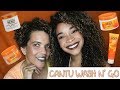 Wash n' Go ft CANTU Shea Butter Line + Short Hair Style Option!