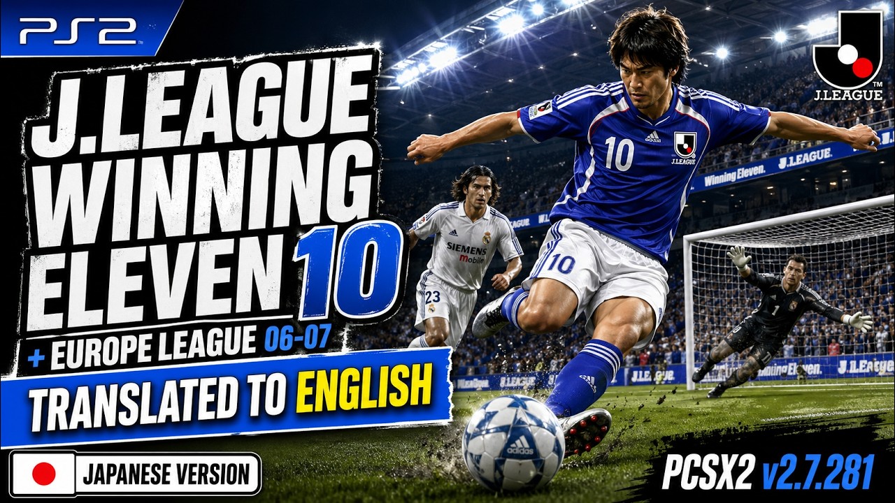 ウイ・イレ　ソフト J.League Winning Eleven 10 Translated to English | PCSX2 v2.7.281