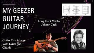 The Long Black Veil by Johnny Cash easy guitar play along with lyrics and chords