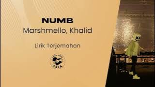 Marshmello, Khalid - Numb (Lirik Lagu Terjemahan)