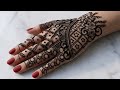 Easy mehandi design | Simple mehandi design | Mehandi design back hand | Back hand mehandi design 