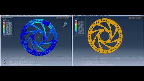 Abaqus Conjugate heat Transfer - Brake disk