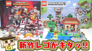 【マイクラレゴ】ぐち男、新作レゴで破壊神！？最大級のLEGO開封であそびまくる！！