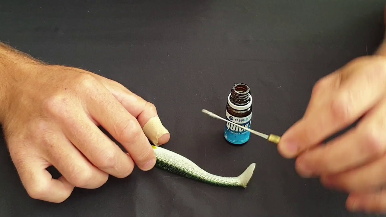 Part 2 Quick Fix Svartzonker Saboflex lure glue, how to use 