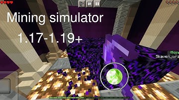 MCPE MINING SIMULATOR ⛏️  1.19+ MAP DOWNLOAD //TAGALOG//