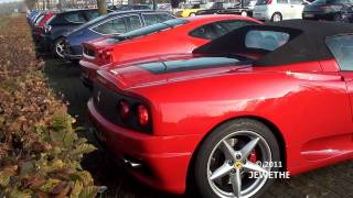 LOUD REV BATTLE: Ferrari F430 vs Ferrari 360 spider - Auto Italia 2011 Houten (1080p Full HD)