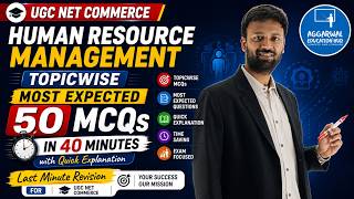 Last Minute Revision: Human Resource Management Topicwise 50 MCQs in 40 Mins.