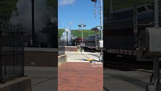 Now different angle with  steam Mallet leaving station 06/19/26..Give credit to this vid person