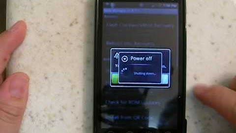 HTC EVO 4G from Sprint Auto Recovery using Rom Manager