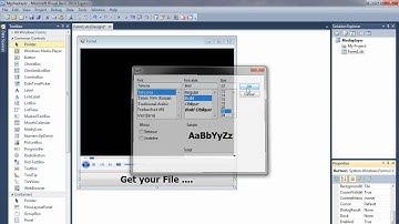How to Make a Media Player in VB 2010 .. By: Dr.yahya