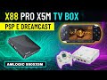 X88 Pro XM5 Rodando PSP e Dreamcast | Amlogic S905X5M com 4GB RAM Teste Real!