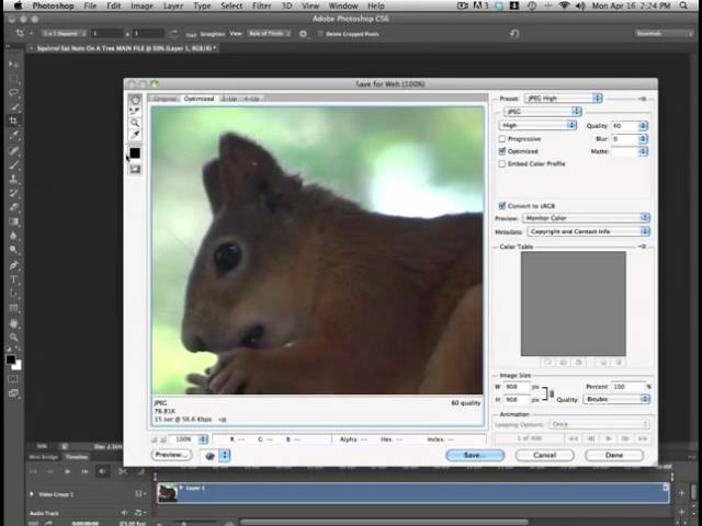 How to Make a GIF from Video - Photoshop CS6 