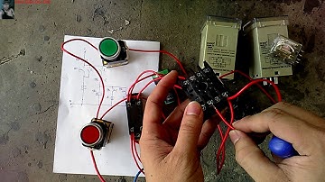 mạch chạy tắt luân phiên 1 động cơ dùng 2 timer | Kênh Điện Độc Đáo - Trần Chiến