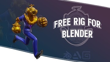 FREE character rig for blender - by sunnyman