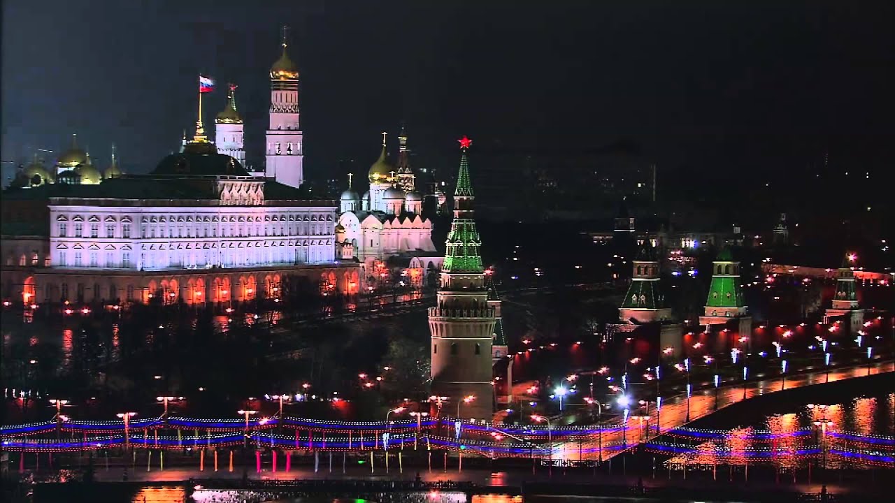 Hymn to Red October ★ KREMLIN DISTRICT AT MIDNIGHT (1080p)
