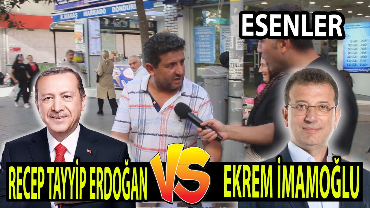 Esenler Seçim Anketi Recep Tayyip Erdoğan mı Ekrem İmamoğlu mu