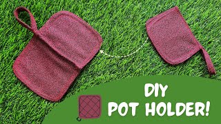 DIY Pot Holder /Make Quick & Easy Pot Holder / Clothes Holder For Kitchen / Easiest Pot Holder Ever