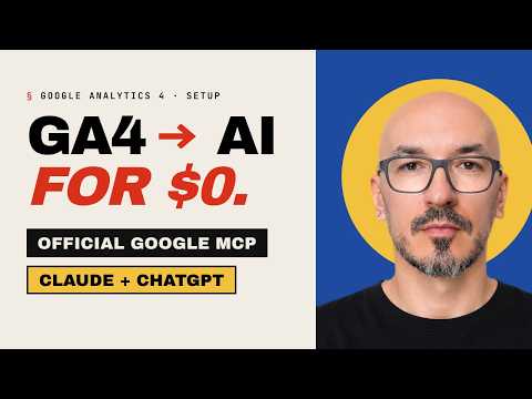 Connect Google Analytics 4 to AI for Free (Claude + ChatGPT, Official Google MCP)