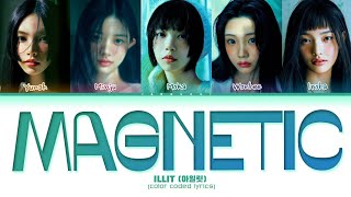 ILLIT Magnetic Lyrics 아일릿 Magnetic 가사 Color Coded Lyrics