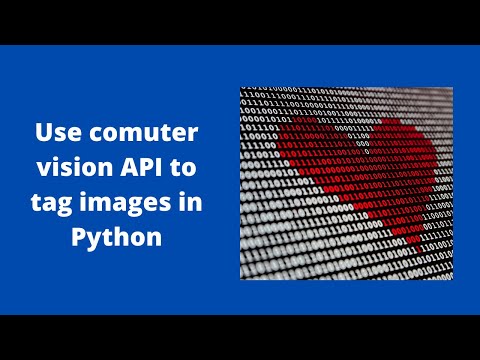 Image tagging using computer vision APIs in Python