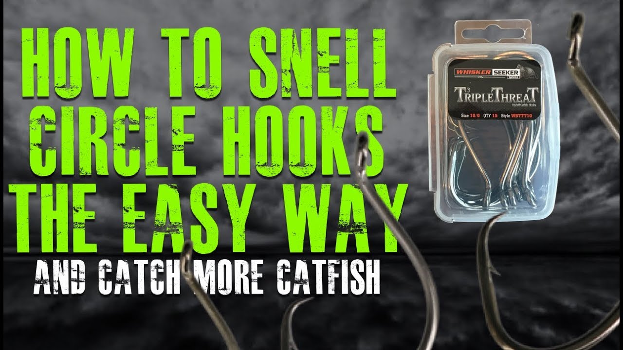 Snelling A Hook The Easy Way (Snell For Triple Threat Hooks) 