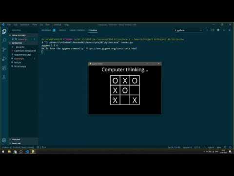 Project 0b - Tic Tac Toe || CS50’s Introduction to Artificial Intelligence with Python