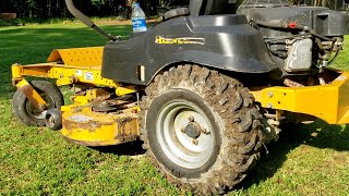I put ATV tires on my lawnmower? Does it work?