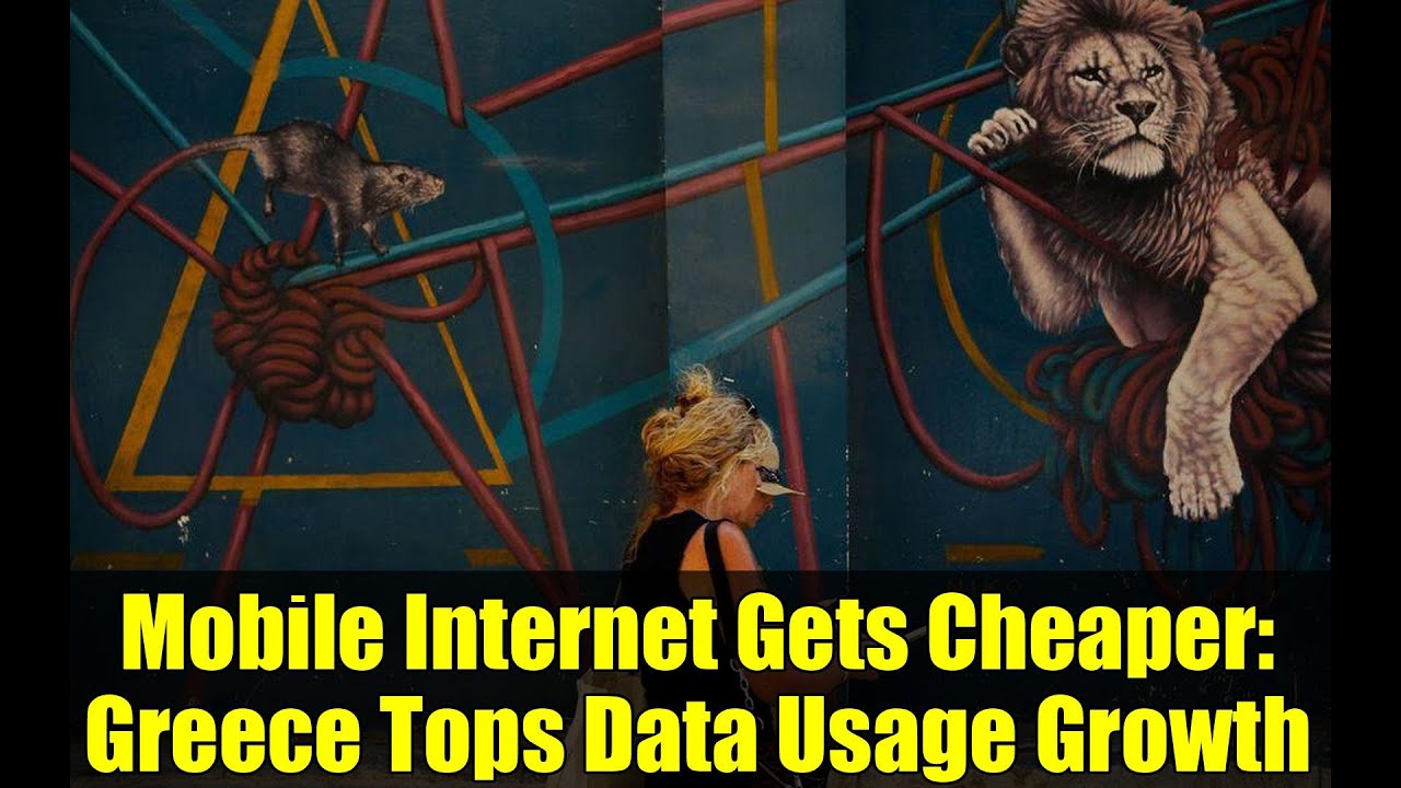Mobile Internet Gets Cheaper: Greece Tops Data Usage Growth