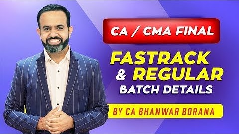 Direct Tax Dilemma: Regular Course vs. Fast Track with CA Bhanwar Borana