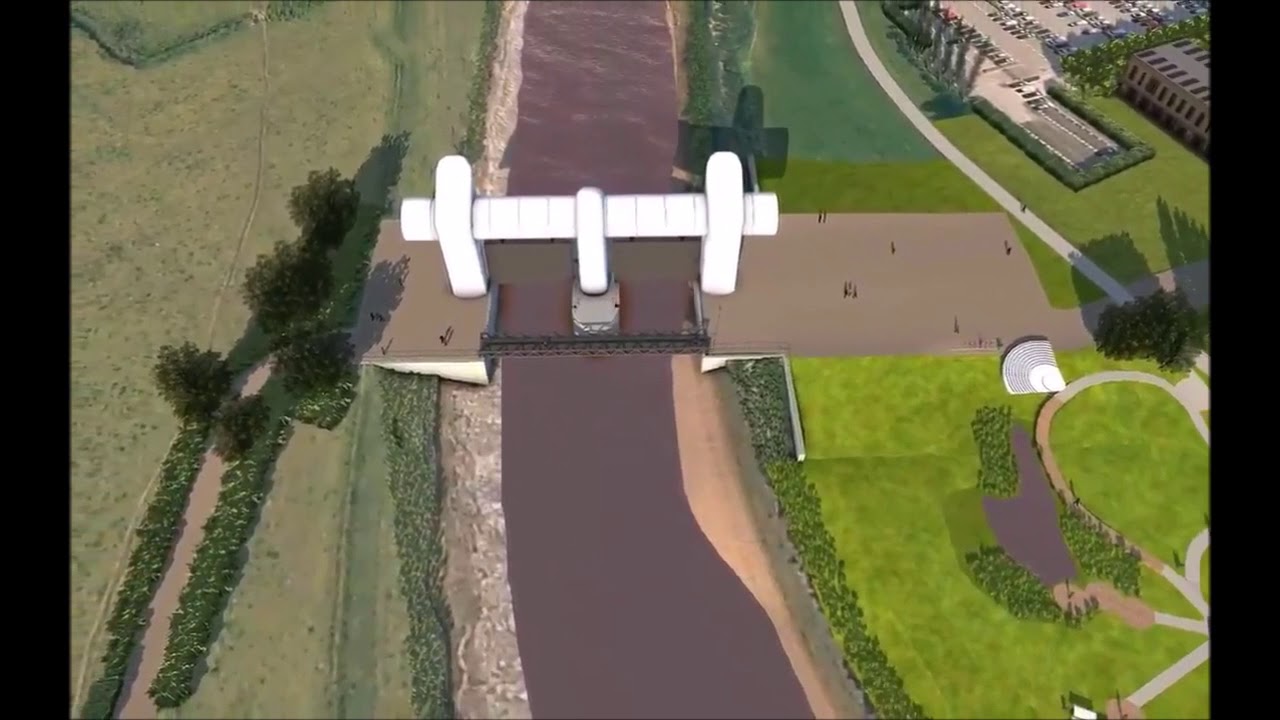 Tidal barrier in River Parrett (Burnham-On-Sea.com)