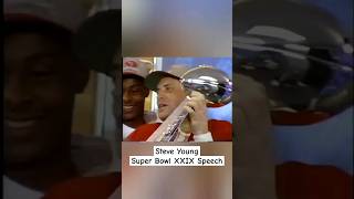 Steve Young Super Bowl Speech