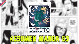 Boruto manga capítulo 63: BORUTO vs CODE // El despertar de Momoshiki