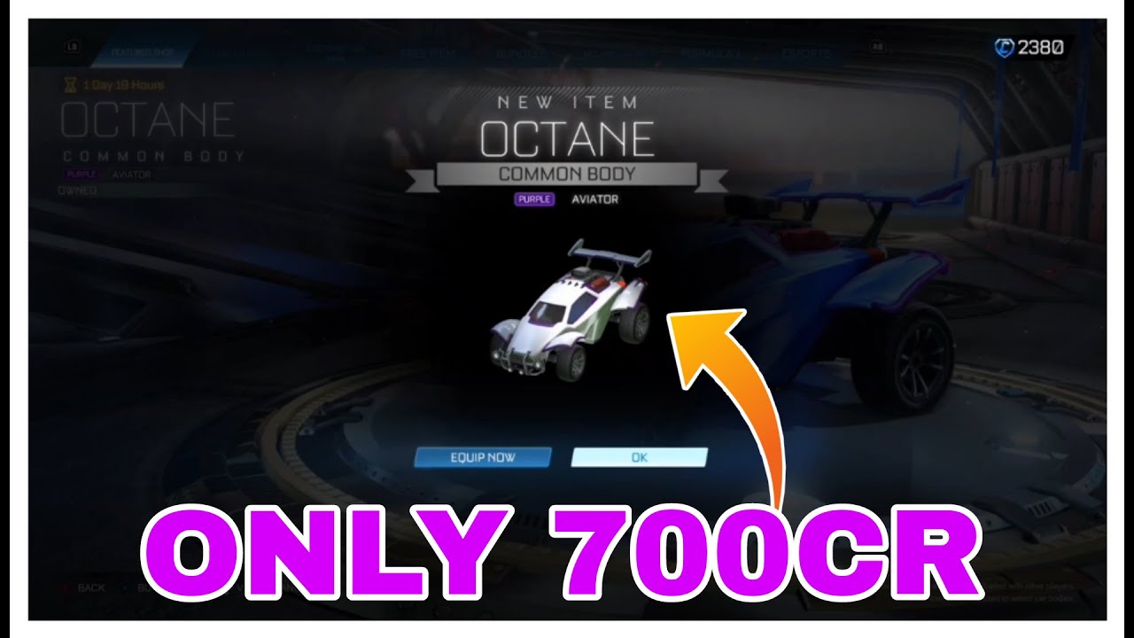 Rocket league item shop purple octane