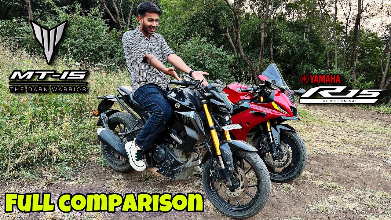Yamaha R15 vs Yamaha MT-15 | Full Comparison | Pros & Cons Explained 🔥 ...
