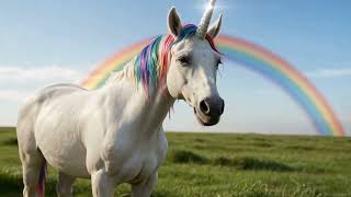 1 Hour Relaxing Unicorn Meadow 🌿 Aesthetic Fantasy Background for Study & Sleep screenshot 2