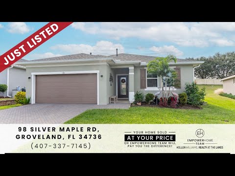 98 Silver Maple Road, Groveland, FL home video tour