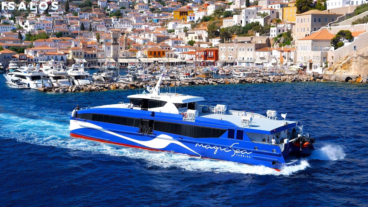 Magic 1 –“Απογειώνεται” από την Ύδρα αγγίζοντας τους 32 κόμβους σε 2 λεπτά! (Hydra island Departure)