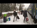 Потяг Дніпро-Трускавець прибуває у Трускавець  7 лютого 2021 р. і центр міста