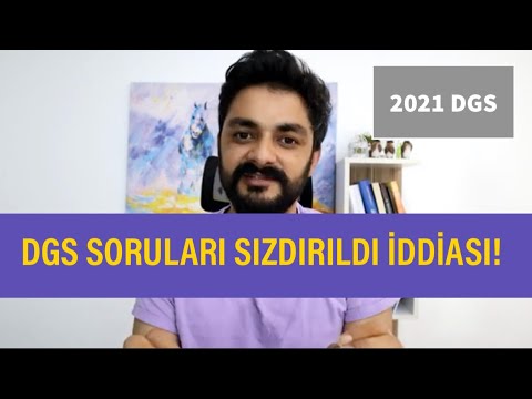 2021 DGS SORULARI