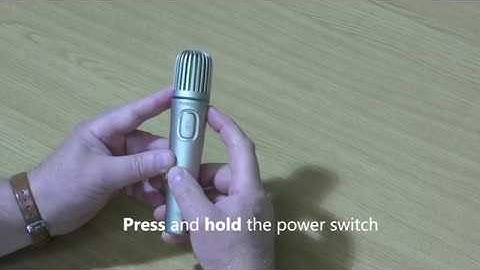 Turning the Phonak Roger Pass-around Mic On and Off