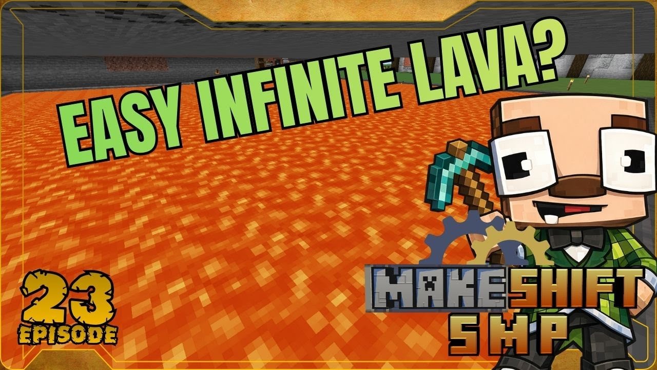 MakeShift SMP - Модифицированный Minecraft |EP|23| СОЗДАЙТЕ МОД НА ЛЕГКУЮ БЕСКОНЕЧНУЮ ЛАВУ?