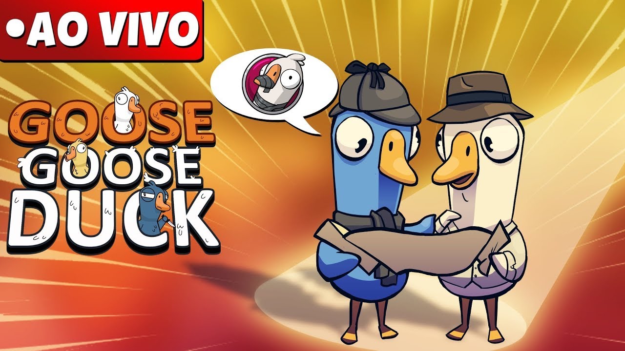 Bora jogar de Goose Goose Duck Deixa muito like e fiquem na live
