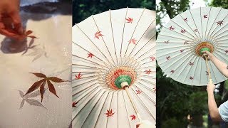 【油紙傘大師】把秋天裝進油紙傘裡，留住屬於秋天的美麗，傳統工藝的傳承【奇人匠心】