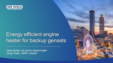 Hotstart AEE World 2025 Technical Presentation: Energy efficient engine heater for backup generators